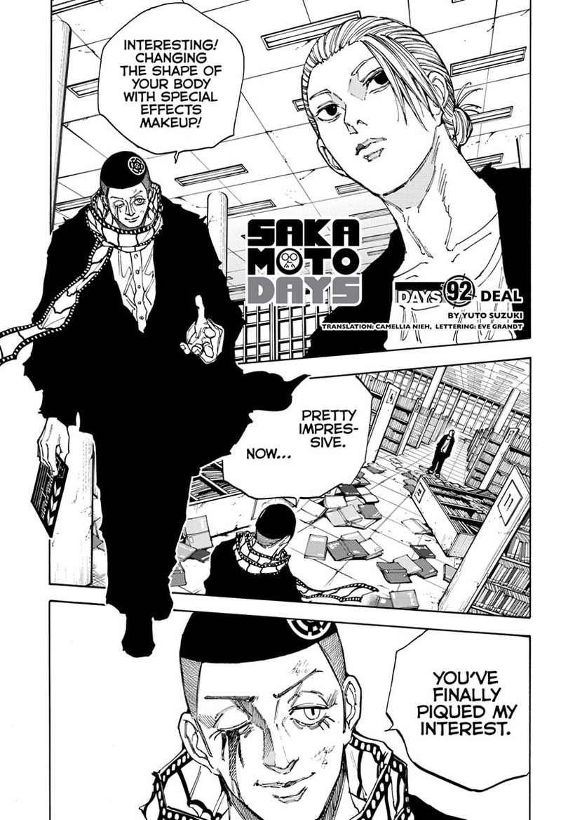 Sakamoto Days Chapter 92 Page 1