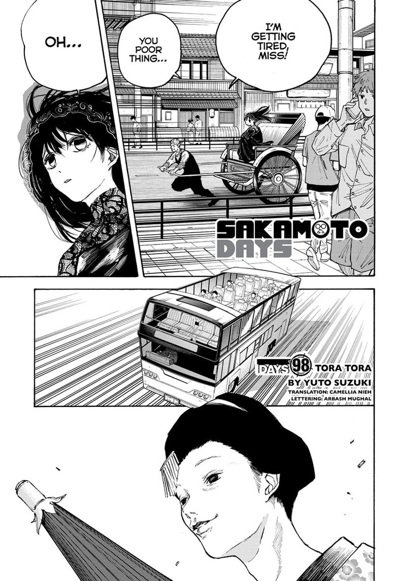 Sakamoto Days Chapter 98 Page 1