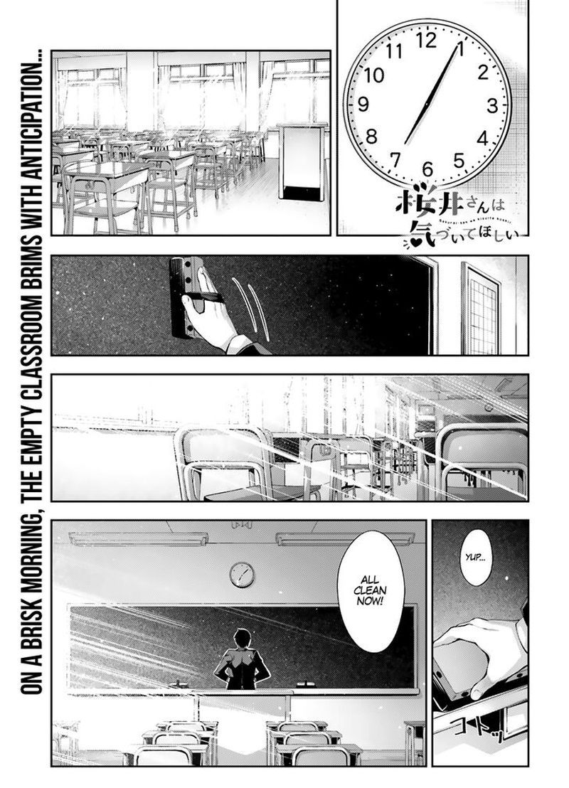 Sakurai San Wants To Be Noticed Chapter 10 Page 1