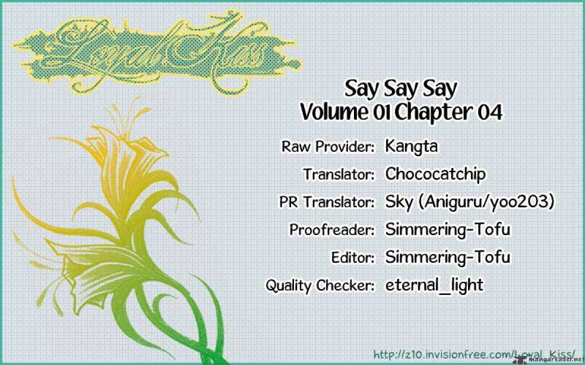 Say Say Say Chapter 4 Page 30