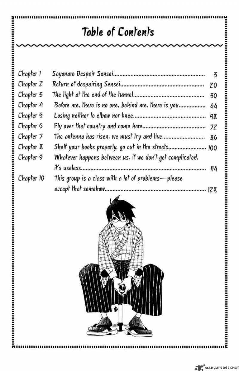 Sayonara Zetsubou Sensei Chapter 1 Page 4