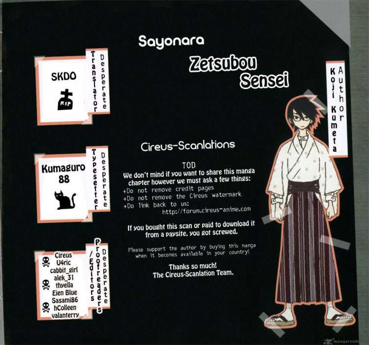 Sayonara Zetsubou Sensei Chapter 21 Page 22