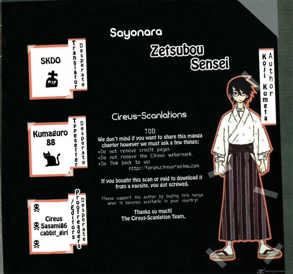 Sayonara Zetsubou Sensei Chapter 22 Page 18