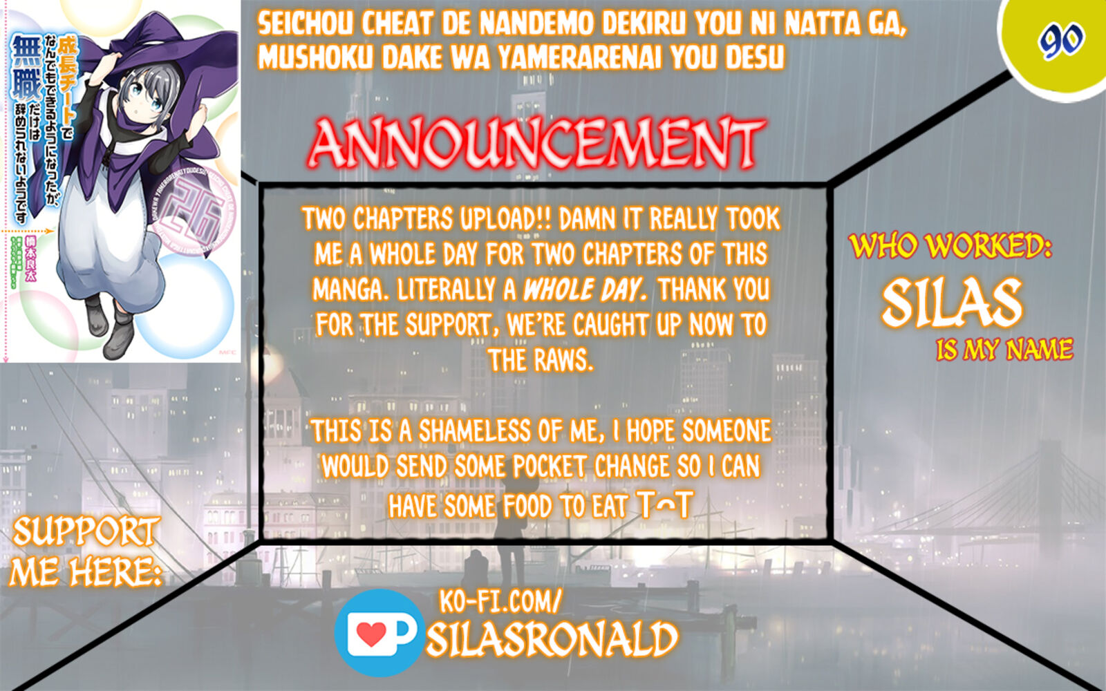 Seichou Cheat De Nandemo Dekiru You Ni Natta Ga Mushoku Dake Wa Yamerarenai You Desu Chapter 90 Page 1