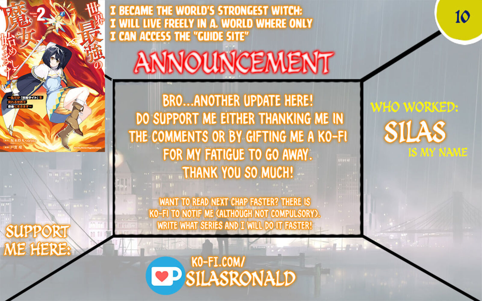 Sekai Saikyou No Majo Hajimemashita Watashidake Kouryaku Saito Wo Mireru Sekai De Jiyuu Ni Ikimasu Chapter 10 Page 1