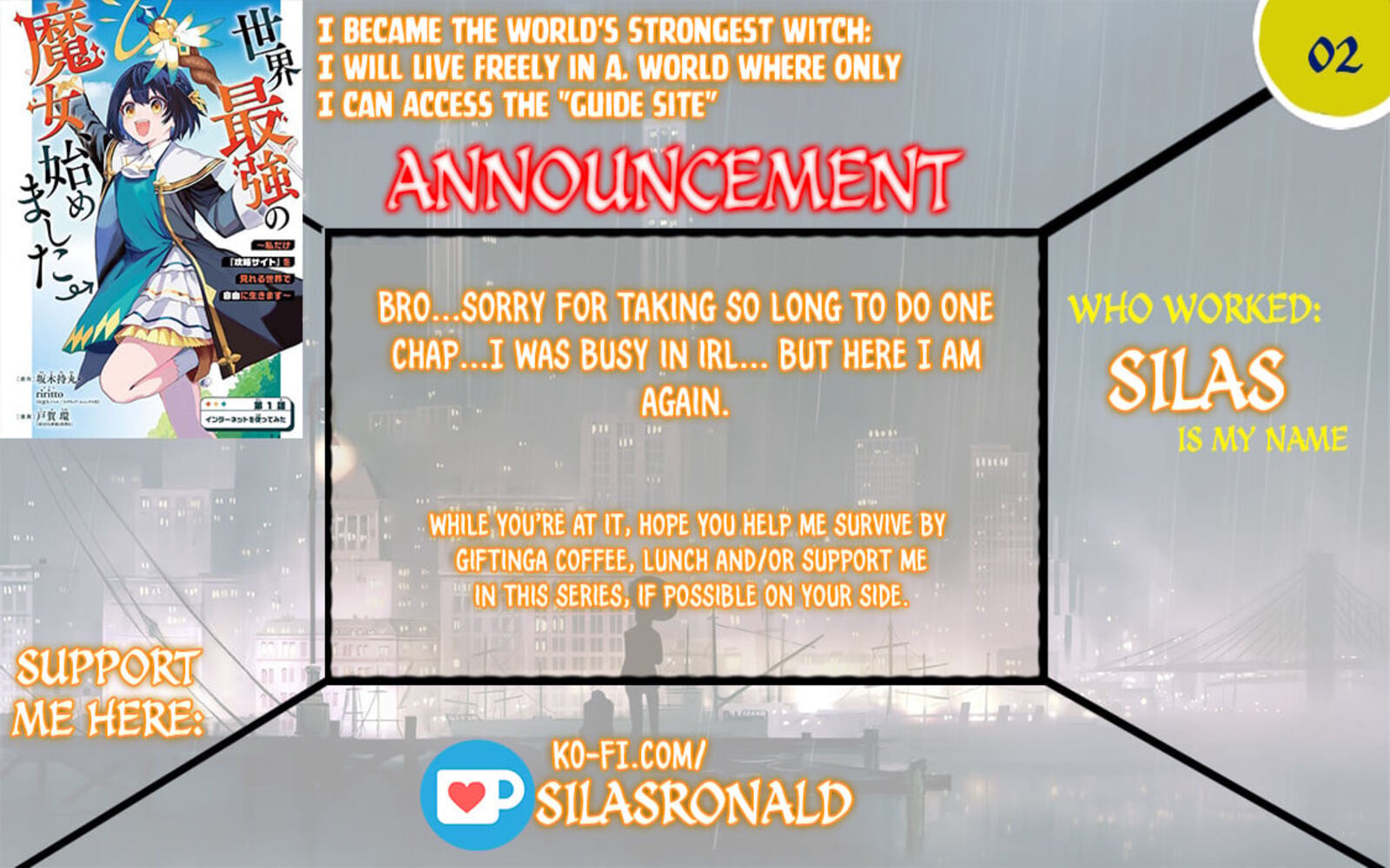 Sekai Saikyou No Majo Hajimemashita Watashidake Kouryaku Saito Wo Mireru Sekai De Jiyuu Ni Ikimasu Chapter 2 Page 1