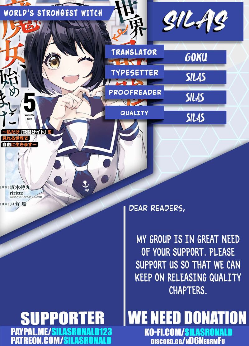 Sekai Saikyou No Majo Hajimemashita Watashidake Kouryaku Saito Wo Mireru Sekai De Jiyuu Ni Ikimasu Chapter 28 Page 26