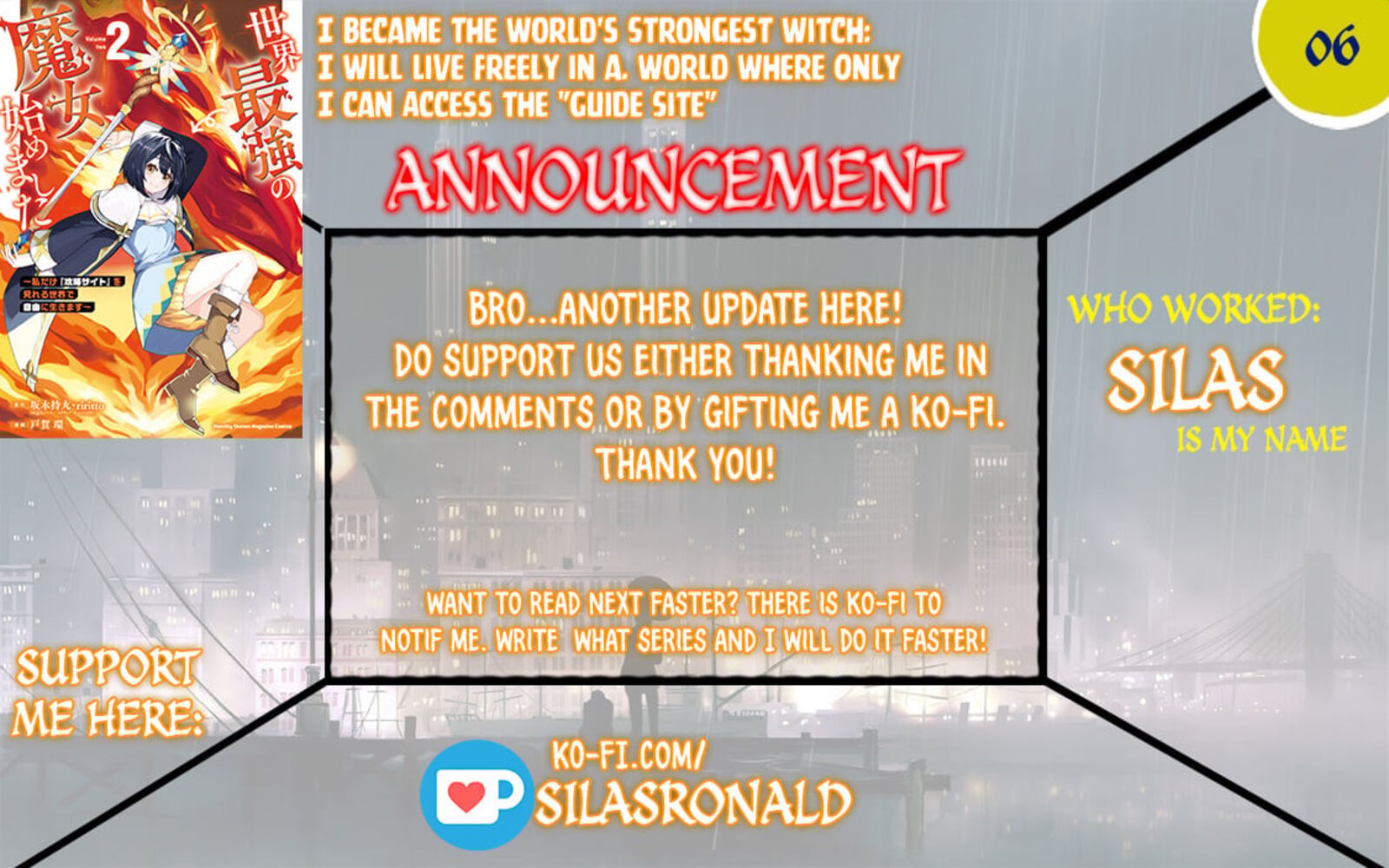 Sekai Saikyou No Majo Hajimemashita Watashidake Kouryaku Saito Wo Mireru Sekai De Jiyuu Ni Ikimasu Chapter 6 Page 1