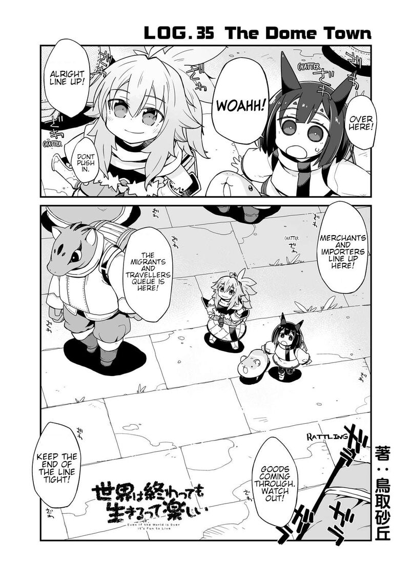 Sekai Wa Owattemo Ikirutte TanoshII Chapter 35a Page 2
