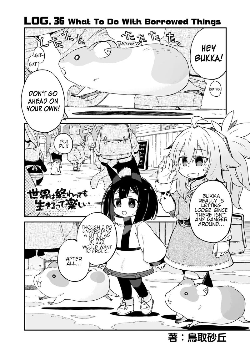 Sekai Wa Owattemo Ikirutte TanoshII Chapter 36a Page 2