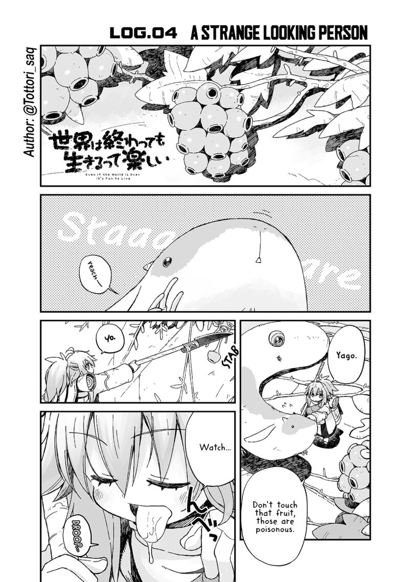 Sekai Wa Owattemo Ikirutte TanoshII Chapter 4 Page 1