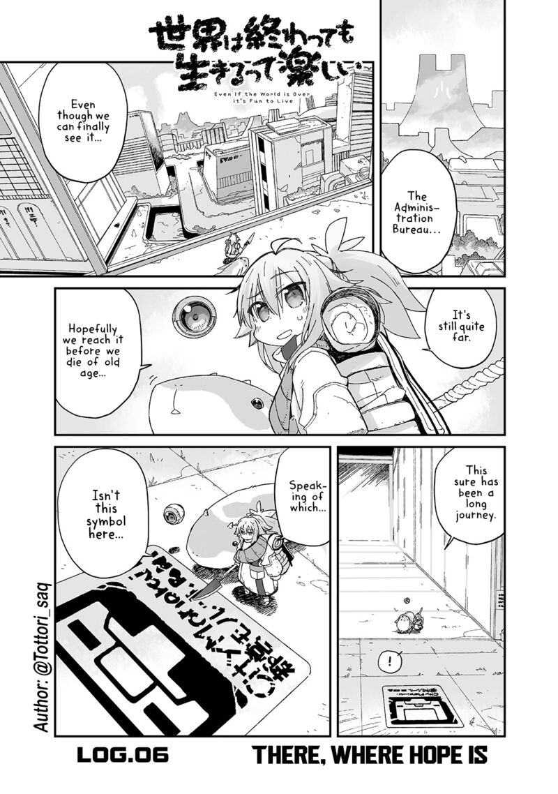Sekai Wa Owattemo Ikirutte TanoshII Chapter 6 Page 1