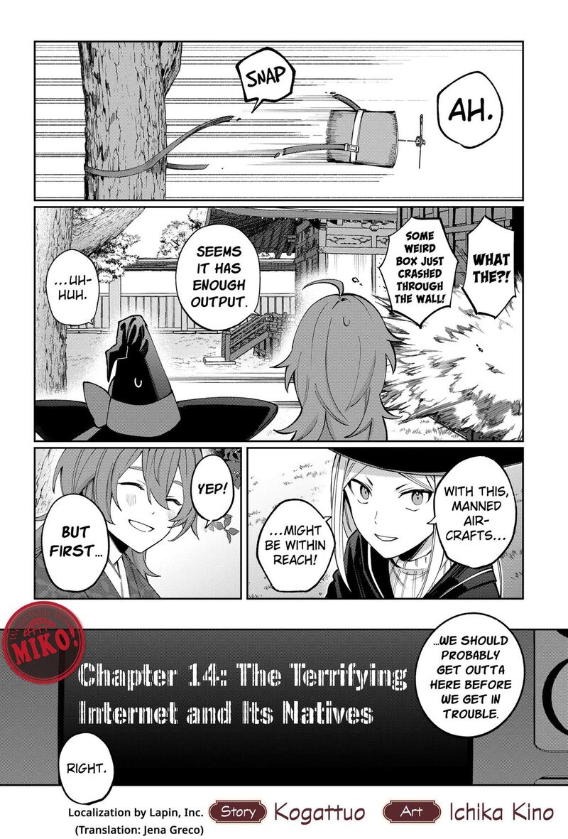 Sekai Wo Tsunagitsukusu Internet Miko Chapter 14 Page 4