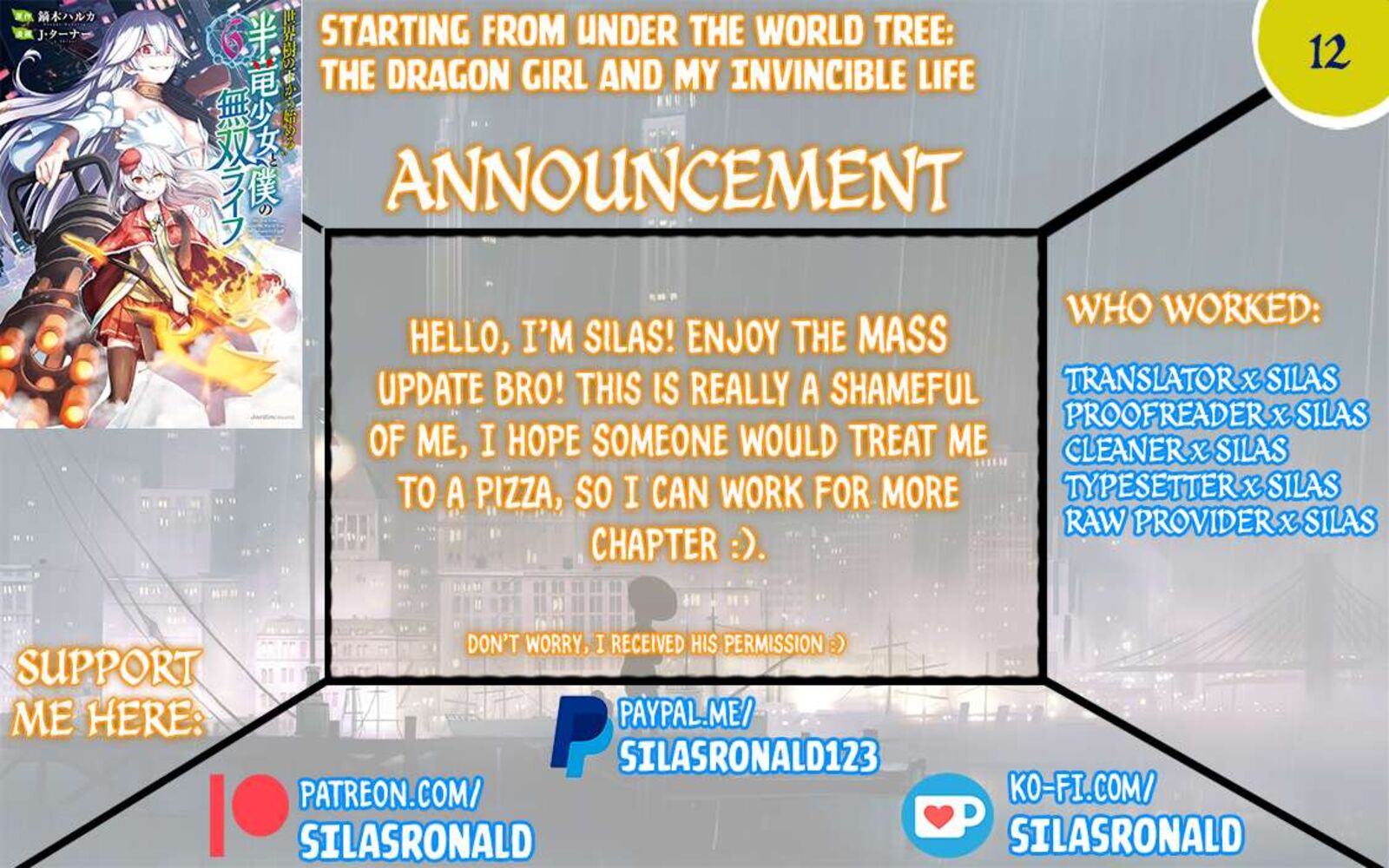 Sekaiju No Shita Kara Hajimeru Hanryuu Shoujo To Boku No Musou Life Chapter 12 Page 1