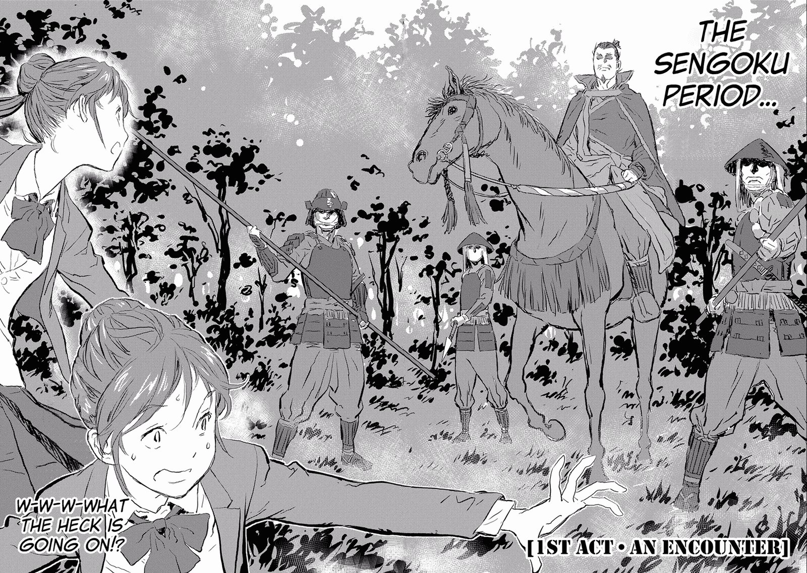 Sengoku Komachi Kuroutan Noukou Giga Chapter 1 Page 3