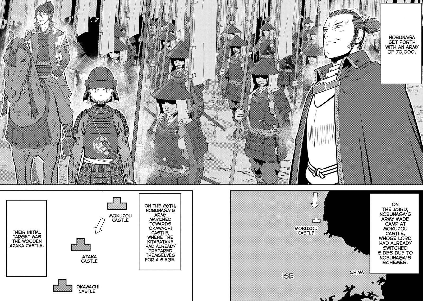 Sengoku Komachi Kuroutan Noukou Giga Chapter 39 Page 8