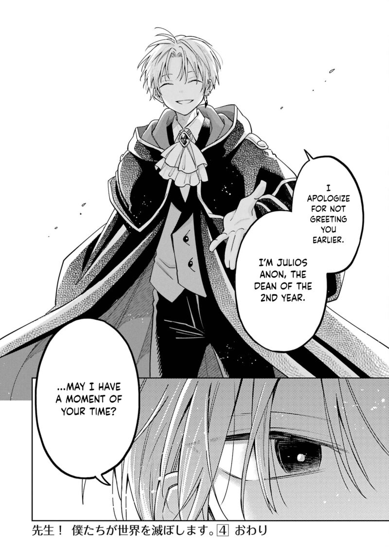 Sensei Bokutachi Ga Sekai Wo Horoboshimasu Chapter 24 Page 48
