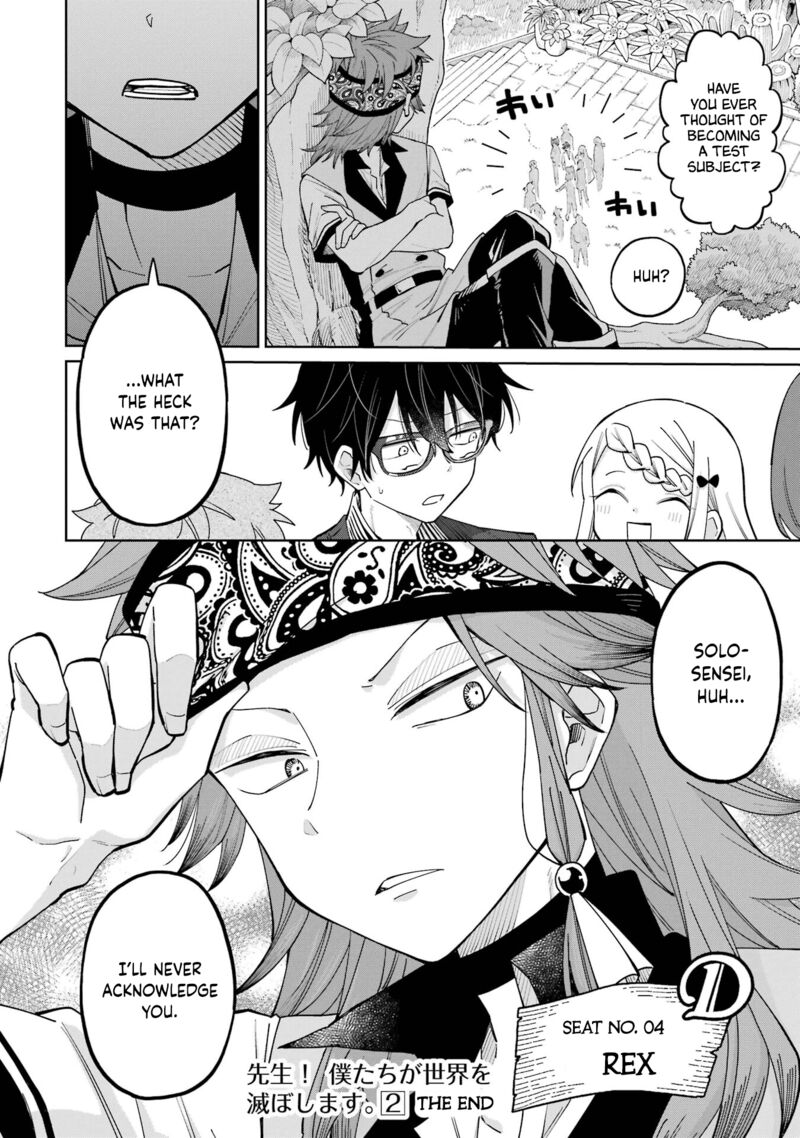 Sensei Bokutachi Ga Sekai Wo Horoboshimasu Chapter 9 Page 64