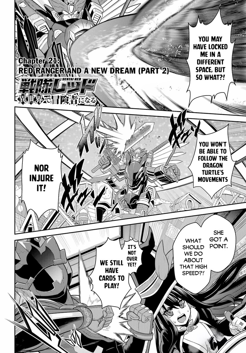 Sentai Red Isekai De Boukensha Ni Naru Chapter 21b Page 1