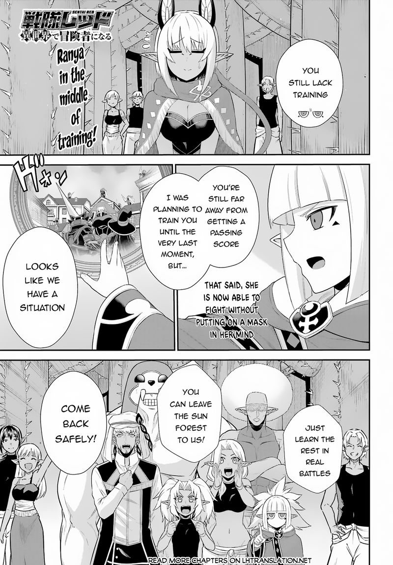 Sentai Red Isekai De Boukensha Ni Naru Chapter 26a Page 1