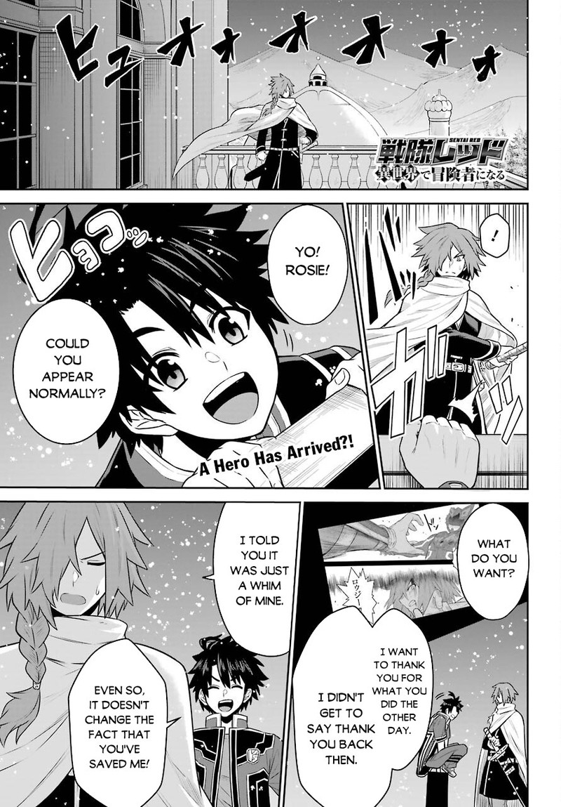 Sentai Red Isekai De Boukensha Ni Naru Chapter 8 Page 1