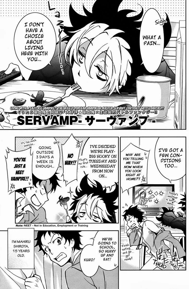 Servamp Chapter 4 Page 2