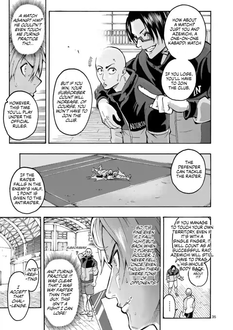 Shakunetsu Kabaddi Chapter 1 Page 34