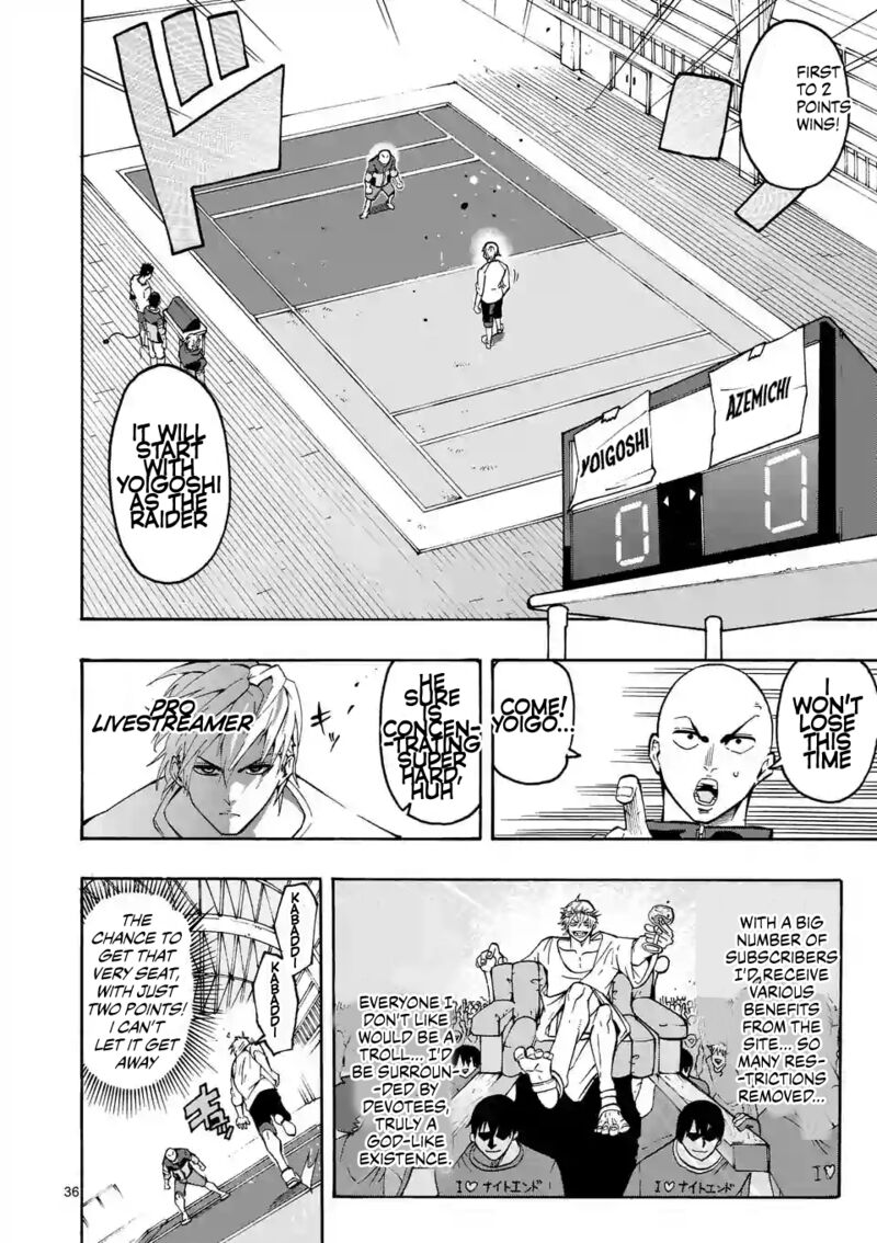 Shakunetsu Kabaddi Chapter 1 Page 35