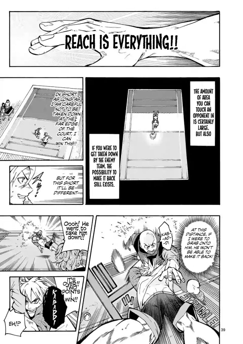 Shakunetsu Kabaddi Chapter 1 Page 39