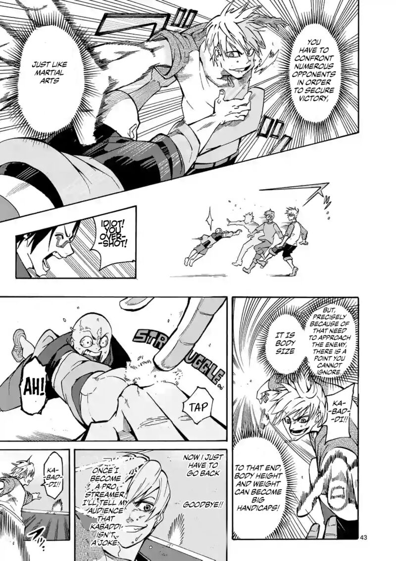 Shakunetsu Kabaddi Chapter 1 Page 43