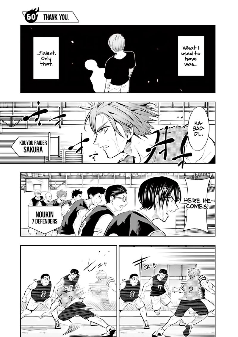 Shakunetsu Kabaddi Chapter 60 Page 1