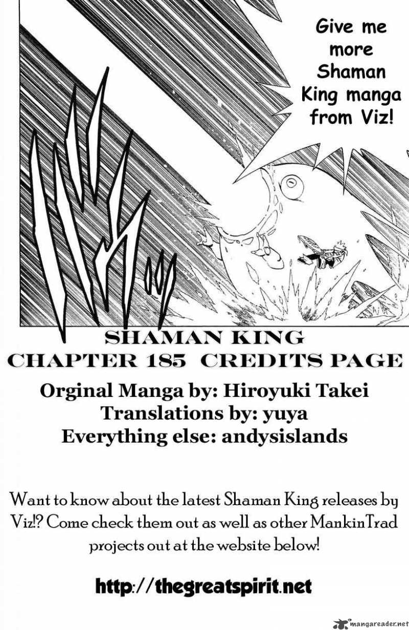 Shaman King Chapter 185 Page 19