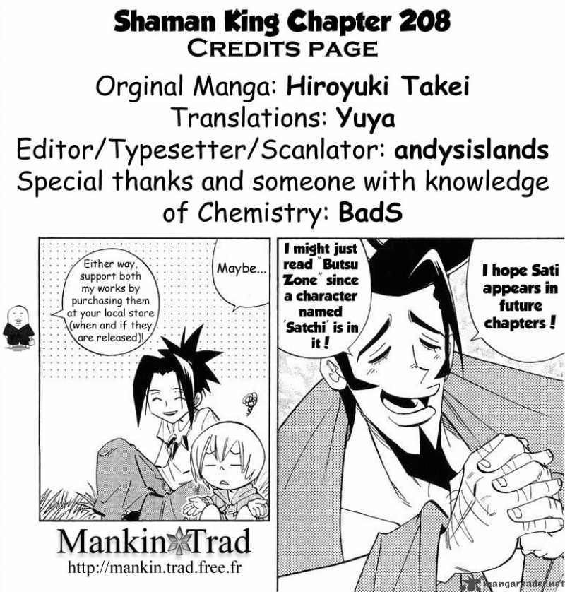 Shaman King Chapter 208 Page 20