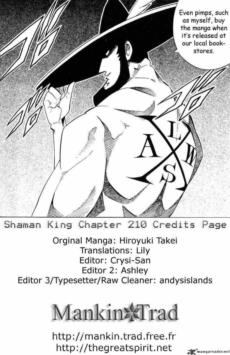 Shaman King Chapter 210 Page 20