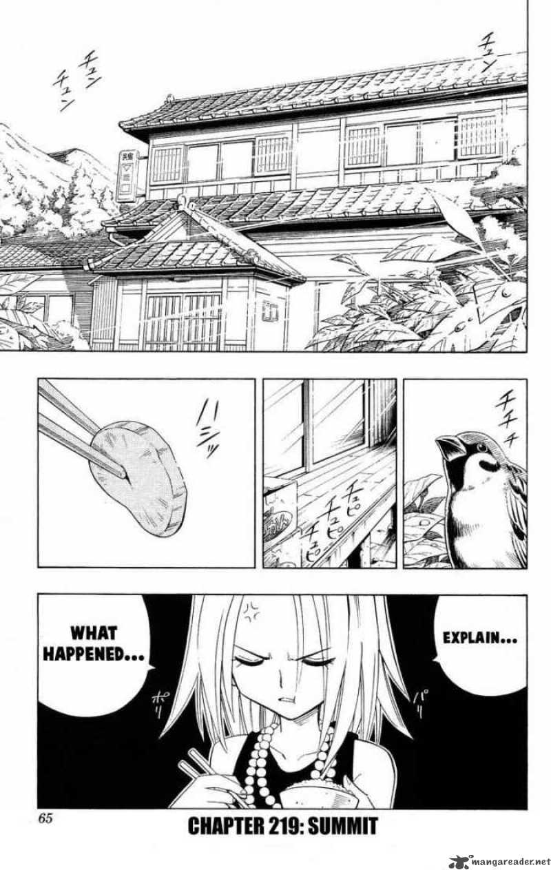 Shaman King Chapter 219 Page 1