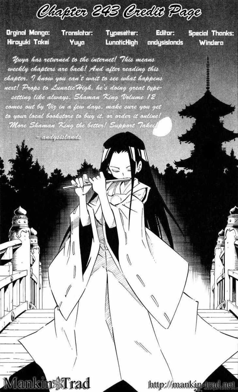 Shaman King Chapter 243 Page 19