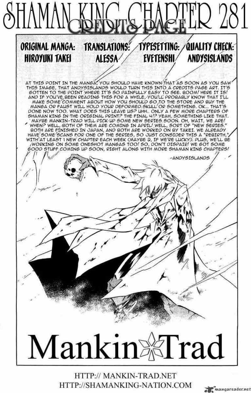 Shaman King Chapter 281 Page 18