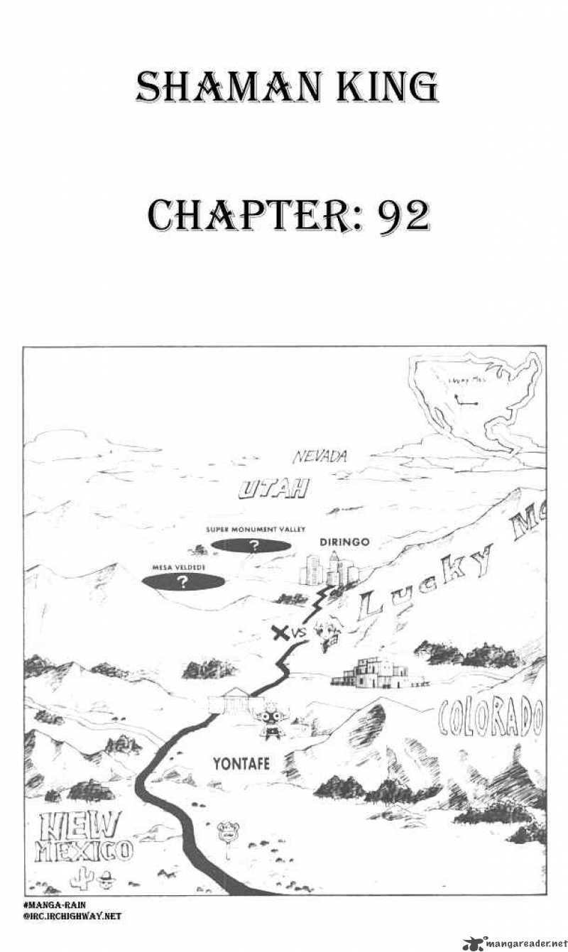 Shaman King Chapter 92 Page 1