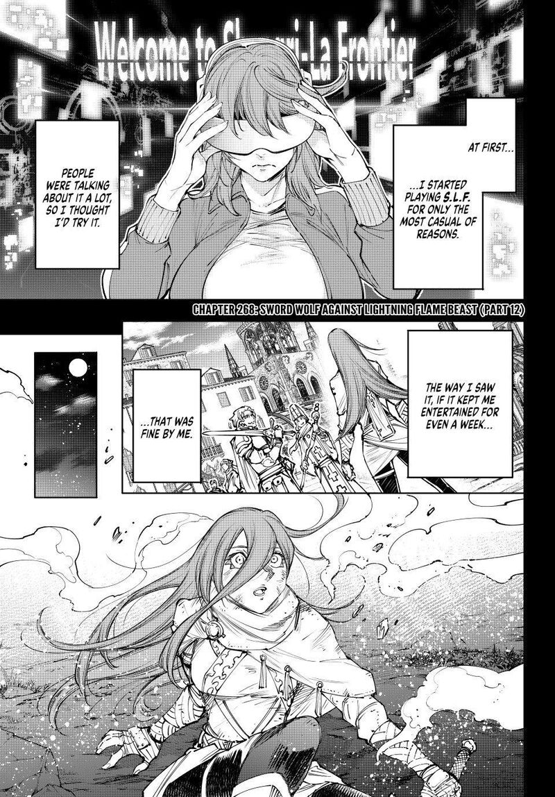 Shangri La Frontier Chapter 268 page 1