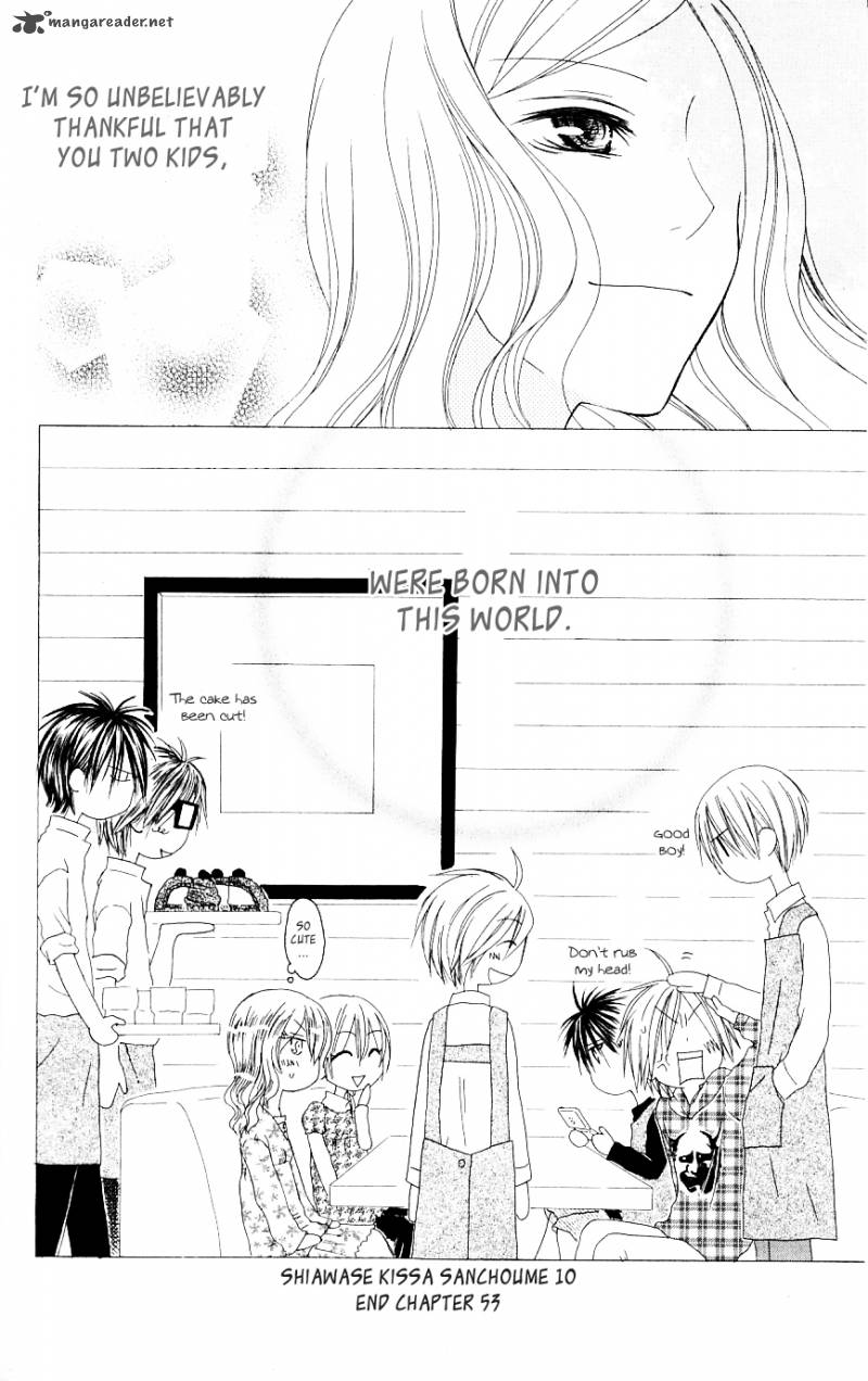 Shiawase Kissa Sanchoume Chapter 53 Page 30