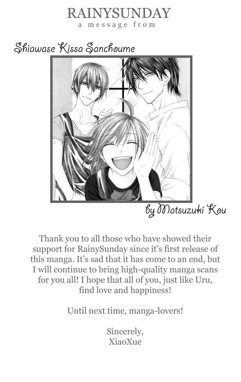 Shiawase Kissa Sanchoume Chapter 82e Page 4