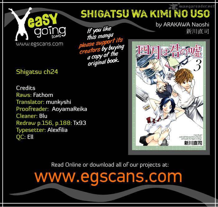 Shigatsu Wa Kimi No Uso Chapter 24 Page 1