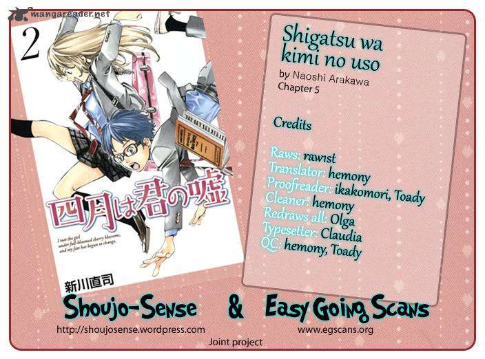 Shigatsu Wa Kimi No Uso Chapter 5 Page 3