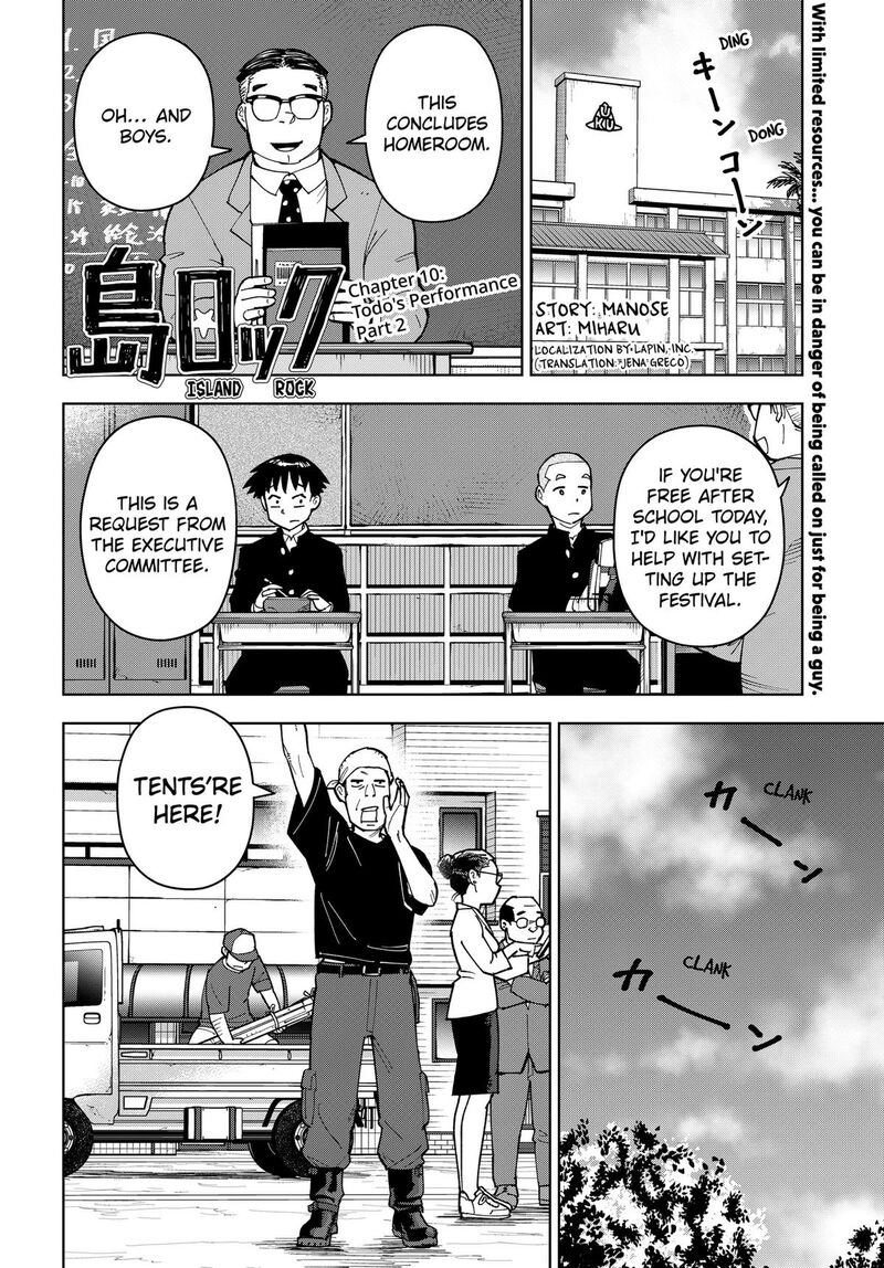 Shima Rock Chapter 10 Page 1