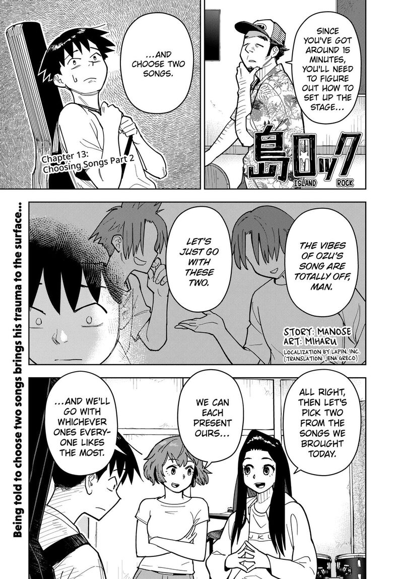 Shima Rock Chapter 13 Page 1