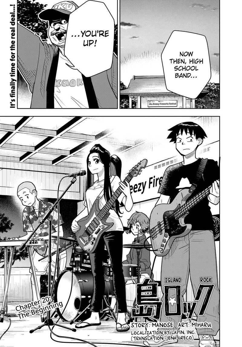 Shima Rock Chapter 20 Page 1