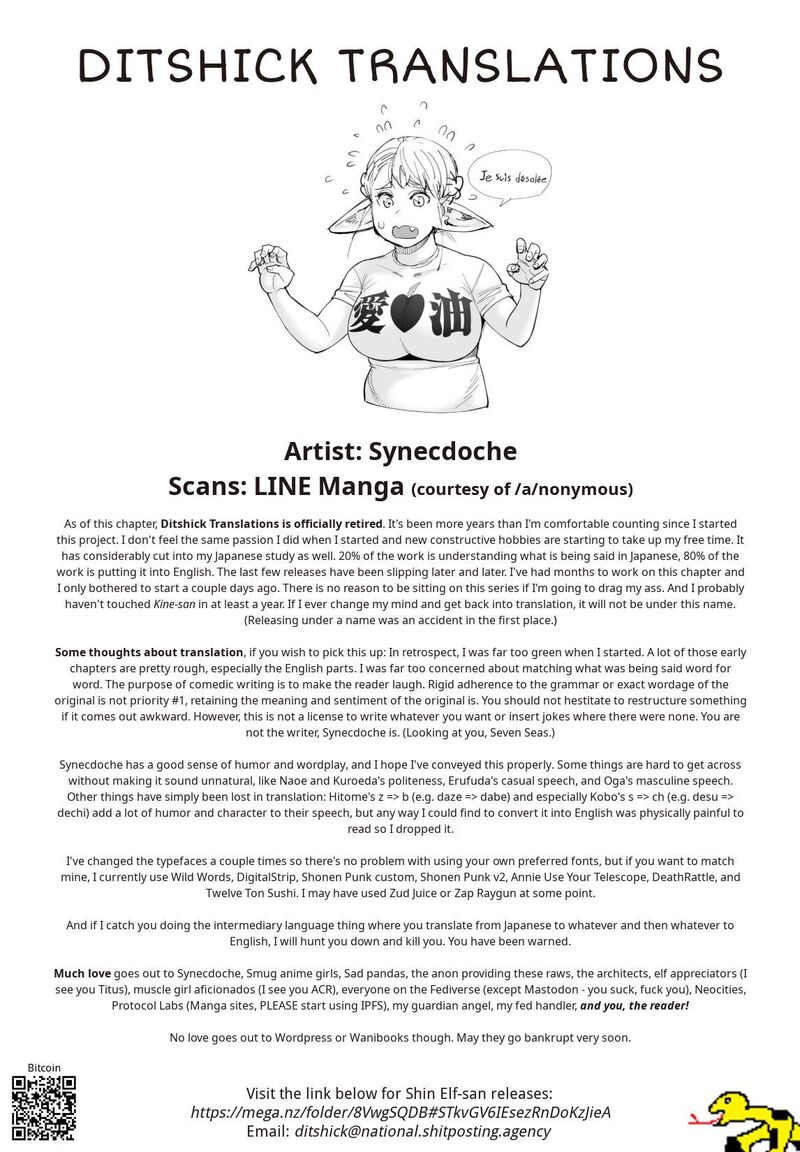 Shin Elf San Wa Yaserarenai Chapter 9 Page 20