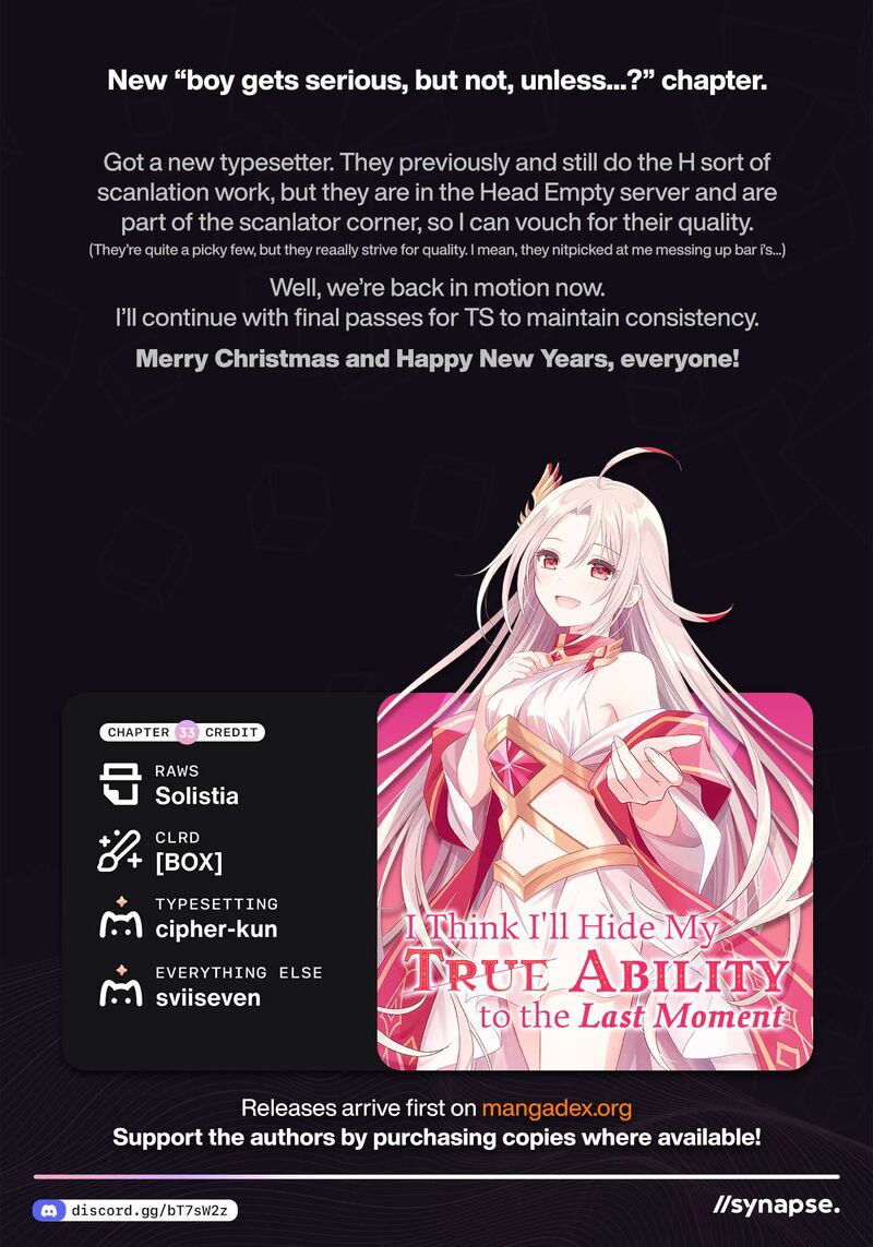 Shin No Jitsuryoku Wa Girigiri Made Kakushite Iyou To Omou Chapter 33 Page 30
