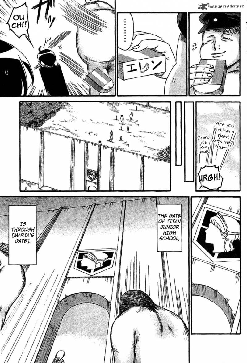 Shingeki Kyojin Chuugakkou Chapter 1 Page 11
