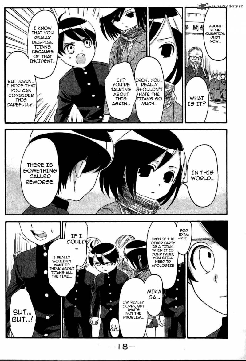 Shingeki Kyojin Chuugakkou Chapter 1 Page 20